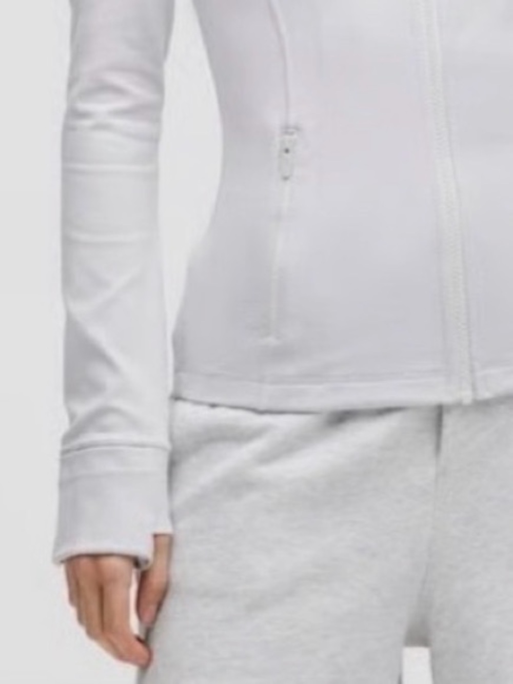 lululemon Heathered Core Ultra Gray Define Jacket 6 & free tote - Picture 3 of 10